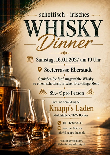 Whsiky Dinner